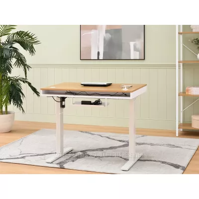 Schreibtisch 100 HESOL - weiß / Eiche