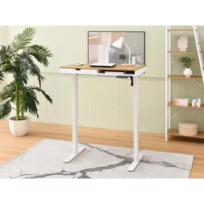 Schreibtisch 100 HESOL - weiß / Eiche