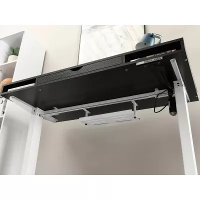 Schreibtisch 120 HESOL - schwarz / weiß