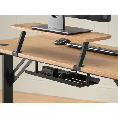 Schreibtisch 115 HARO - Eiche / Schwarz