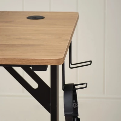 Schreibtisch 115 HARO - Eiche / Schwarz