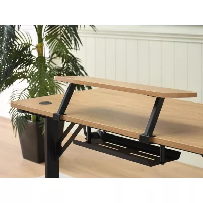 Schreibtisch 115 HARO - Eiche / Schwarz