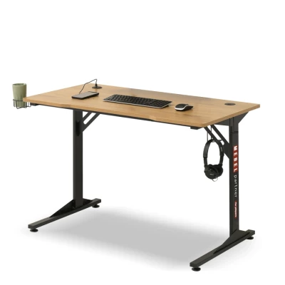 Schreibtisch 115 HARO - Eiche / Schwarz