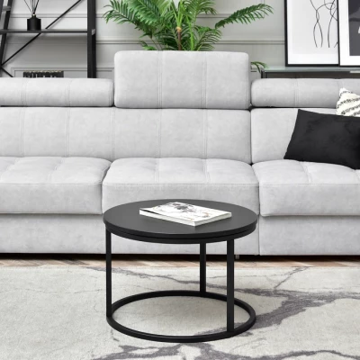 Kleiner Couchtisch URVIN - schwarz