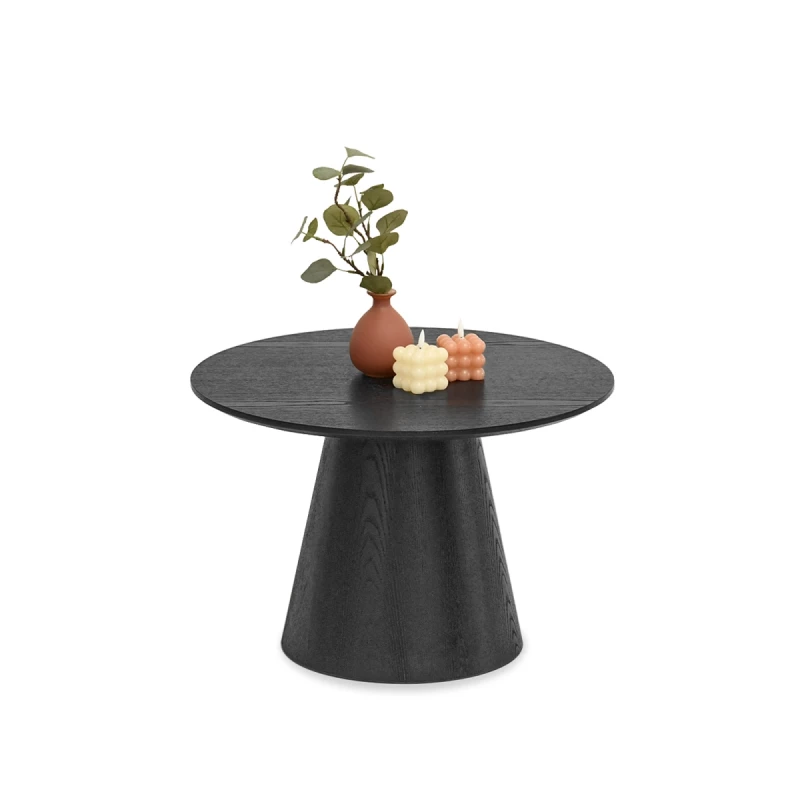 Runder Couchtisch 60 DONIS - schwarz