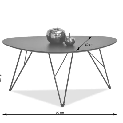 Designer Couchtisch ALIRIO - schwarz