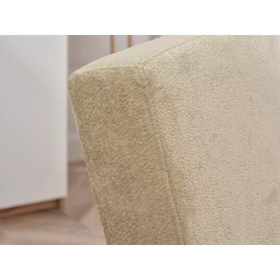 Polstersessel EMERY – hellbeige/eiche
