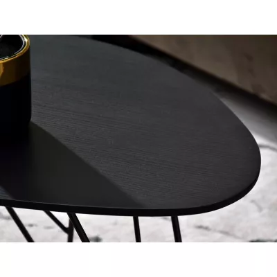Designer Couchtisch 60 ALIRIO - schwarz