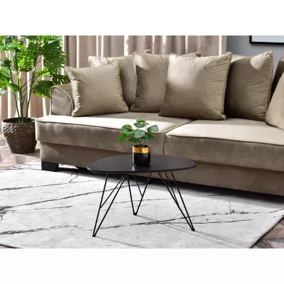 Designer Couchtisch 60 ALIRIO - schwarz