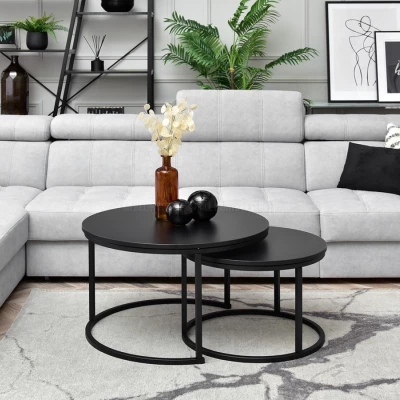 URVIN Couchtisch-Set - schwarz