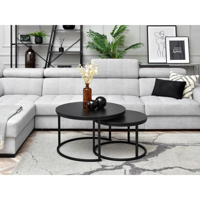 URVIN Couchtisch-Set - schwarz