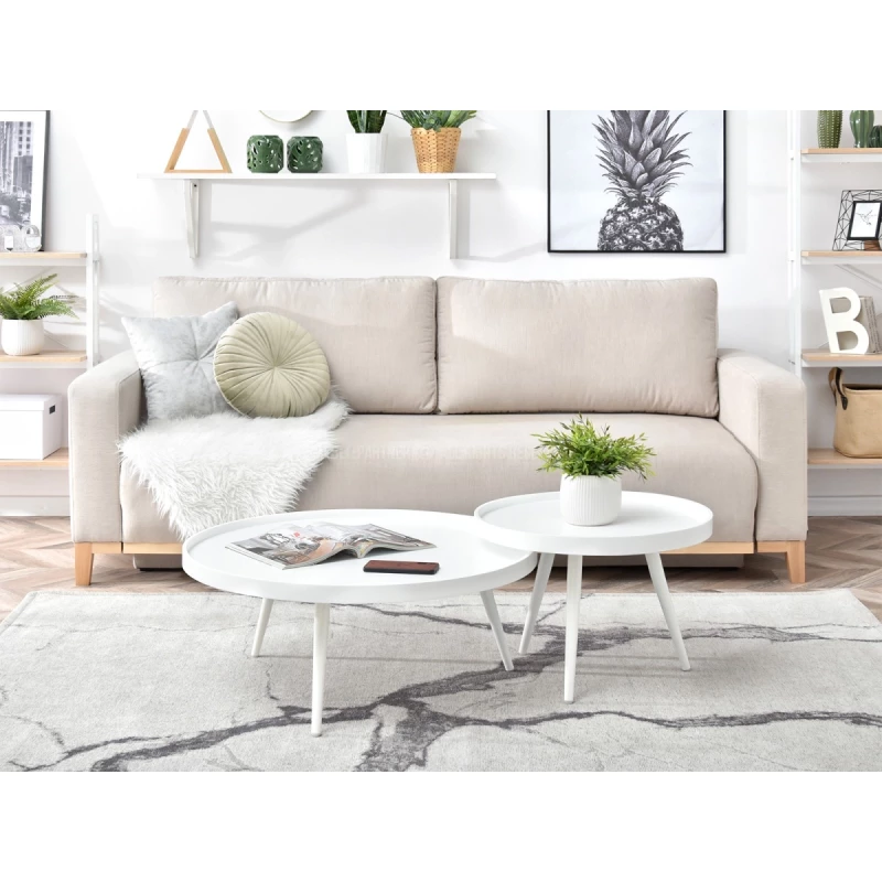 FELICIO Couchtisch-Set - weiß