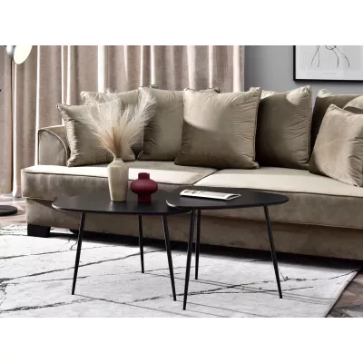 KEVIN Couchtisch-Set - schwarz