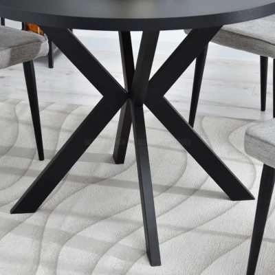 Designer Ausziehtisch 100(180)x100 ANCEL - schwarz