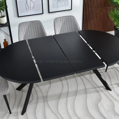 Designer Ausziehtisch 100(180)x100 ANCEL - schwarz