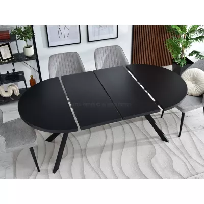 Designer Ausziehtisch 100(180)x100 ANCEL - schwarz
