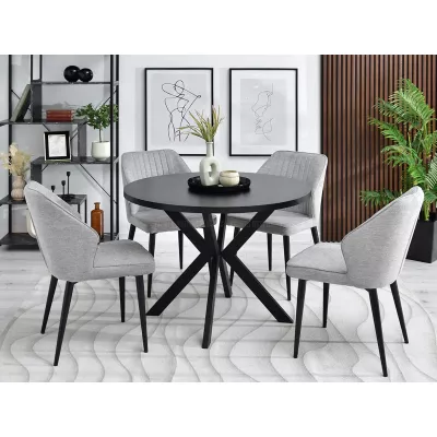 Designer Ausziehtisch 100(180)x100 ANCEL - schwarz