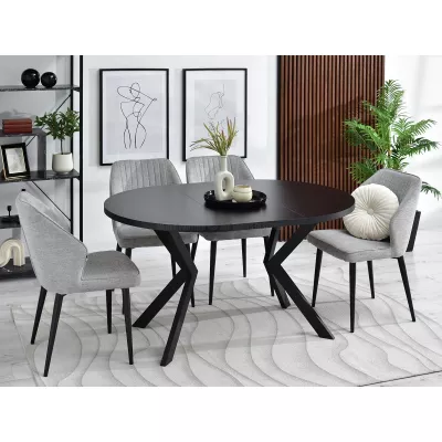 Designer Ausziehtisch 100(180)x100 ANCEL - schwarz