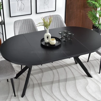 Designer Ausziehtisch 100(180)x100 ANCEL - schwarz