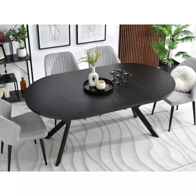Designer Ausziehtisch 100(180)x100 ANCEL - schwarz