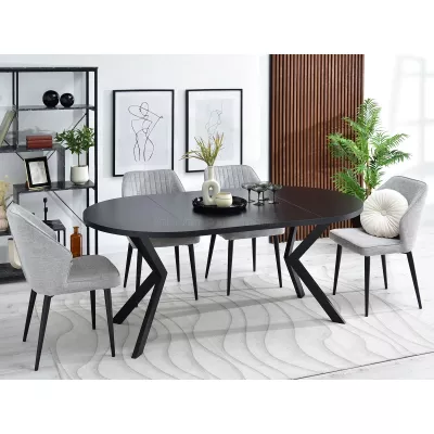 Designer Ausziehtisch 100(180)x100 ANCEL - schwarz