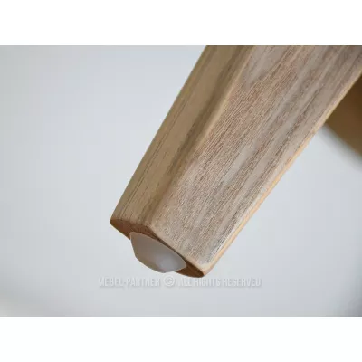 DAHL Designer Sessel - Hellbeige / Eiche