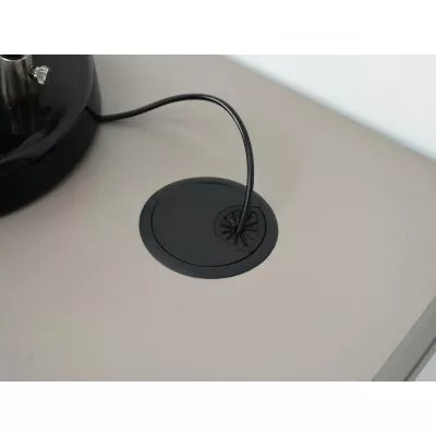 Schreibtisch 120 HESOL - beige / schwarz