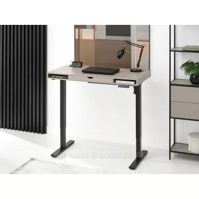Schreibtisch 120 HESOL - beige / schwarz