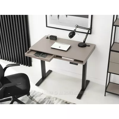 Schreibtisch 100 HESOL - beige / schwarz