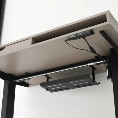 Schreibtisch 100 HESOL - beige / schwarz