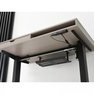 Schreibtisch 100 HESOL - beige / schwarz