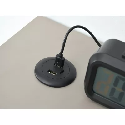 Schreibtisch 100 HESOL - beige / schwarz