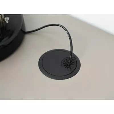 Schreibtisch 100 HESOL - beige / schwarz