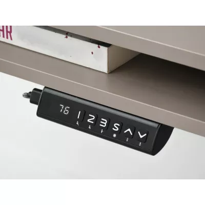 Schreibtisch 100 HESOL - beige / schwarz