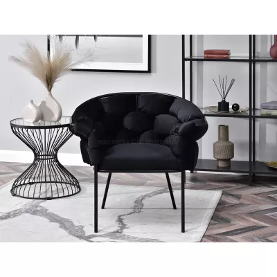 Designer-Polstersessel BARTOL – schwarz