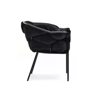 Designer-Polstersessel BARTOL – schwarz