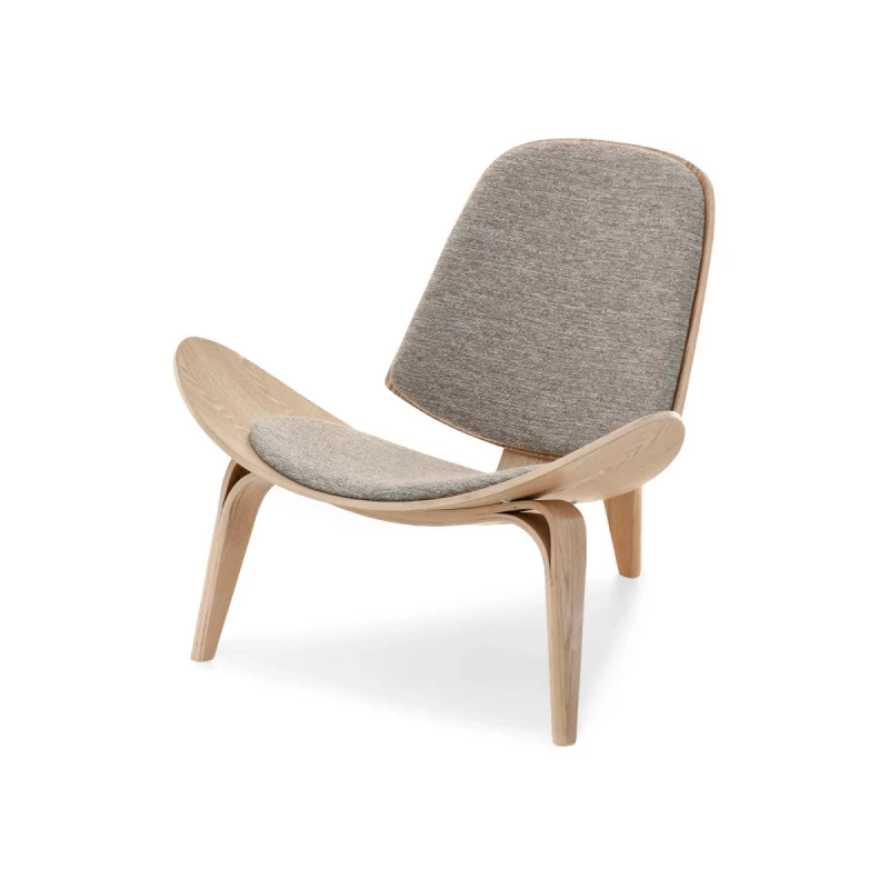 DAHL Designer Sessel - Beige / Eiche