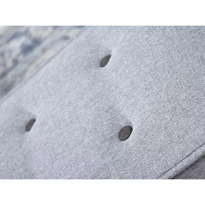 Polsterhocker DENIZ - grau/schwarz