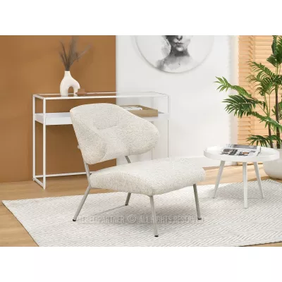 Polstersessel ROLIN - creme/grau