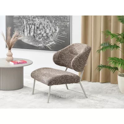 Polstersessel ROLIN - braun/grau