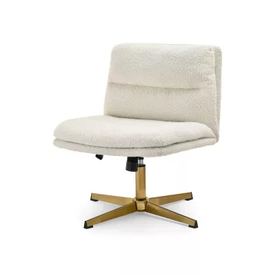 NODA Drehstuhl - creme / gold