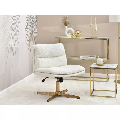 NODA Drehstuhl - creme / gold