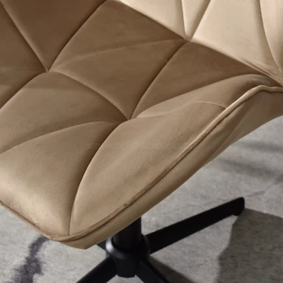 SALIHA Designer-Sessel - beige / schwarz