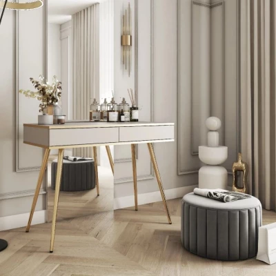 Konsolentisch JENY - beige / gold