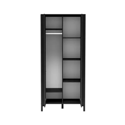 Kleiderschrank MARCIA - schwarz