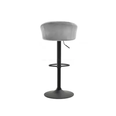 Drehbarer Barhocker SARINA - grau / schwarz
