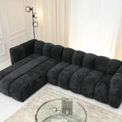 Ecksofa RONIA - schwarz
