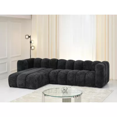 Ecksofa RONIA - schwarz