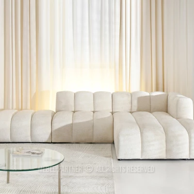 Ecksofa RONIA – Creme