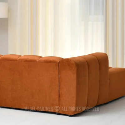 Ecksofa RONIA - Kupfer